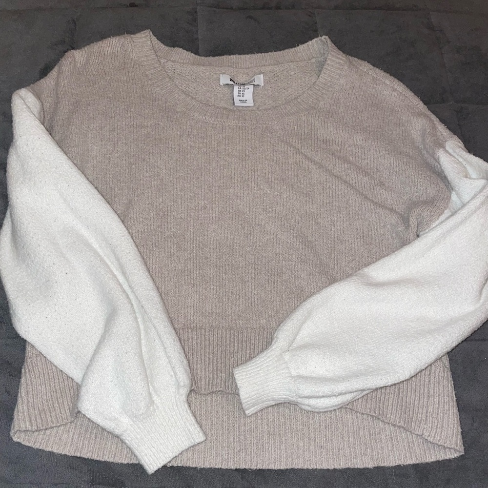 Women's Two-Toned Sweater, Size: XS